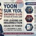 Yoon Suk Yeol Sentenced to Life for Insurrection Over 2024 Martial Law Decree
