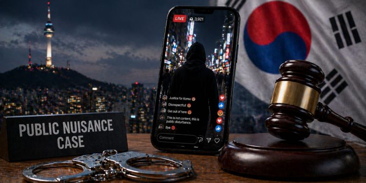 Seoul Court Jails U.S. Content Creator Over Public Disturbance